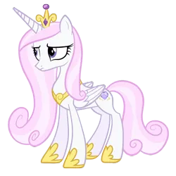 Size: 1600x1600 | Tagged: safe, artist:blah23z, derpibooru import, fleur-de-lis, princess cadance, pony, unicorn, female, image, mare, png, recolor, simple background, solo