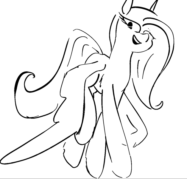 Size: 1071x1023 | Tagged: safe, artist:cammy, fluttershy, pegasus, pony, art pack:marenheit 451 afterparty stream, female, flying, image, looking at you, looking down, looking down at you, mare, open mouth, png, smiling, solo, spread wings, wings