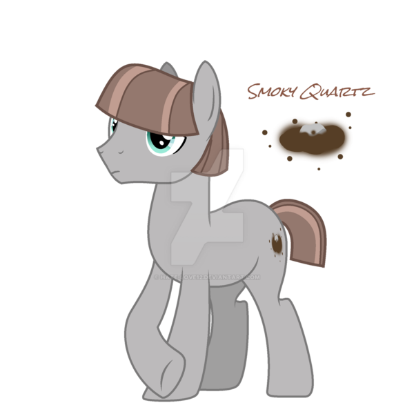 Size: 1280x1280 | Tagged: safe, artist:hate-love12, derpibooru import, oc, oc:smoky quartz, earth pony, pony, image, male, offspring, parent:maud pie, parent:mud briar, parents:maudbriar, png, simple background, solo, stallion, transparent background