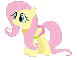 Size: 525x409 | Tagged: safe, artist:selenaede, artist:user15432, derpibooru import, fluttershy, pegasus, pony, base used, clothes, cutie mark, cutie mark on clothes, image, leotard, olympics, png, simple background, sports, sports outfit, sporty style, swimsuit, transparent background
