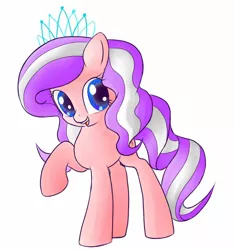 Size: 973x1037 | Tagged: safe, artist:shadowhawx95, derpibooru import, diamond tiara, earth pony, pony, image, jpeg, looking at you, older, smiling, solo