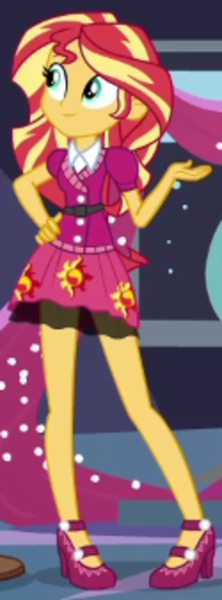 Size: 300x809 | Tagged: safe, derpibooru import, screencap, sunset shimmer, equestria girls, equestria girls series, twilight under the stars, spoiler:eqg series (season 2), cropped, image, png, solo