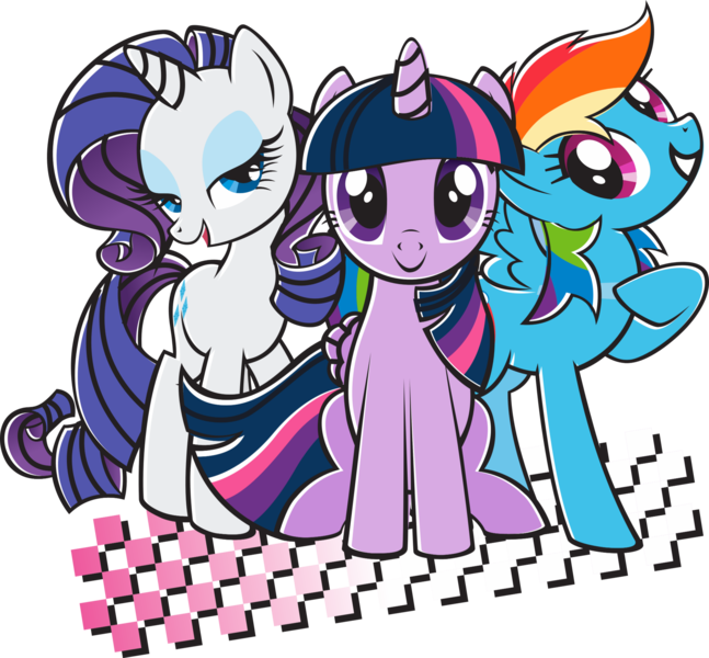 Size: 2048x1898 | Tagged: safe, derpibooru import, rainbow dash, rarity, twilight sparkle, image, png, simple background, stock vector, transparent background