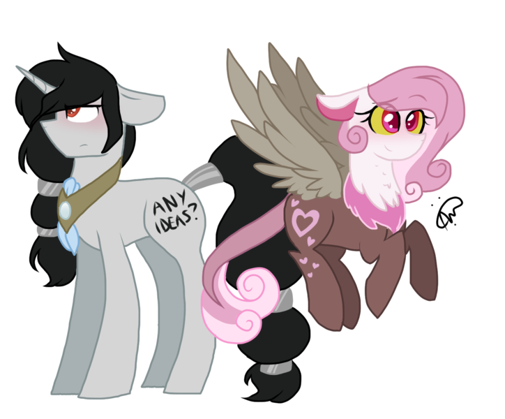 Size: 1400x1160 | Tagged: safe, artist:gallantserver, derpibooru import, oc, oc:amnesiac, unofficial characters only, hybrid, pony, unicorn, image, interspecies offspring, magical gay spawn, male, offspring, parent:discord, parent:prince blueblood, parent:princess cadance, parent:shining armor, parents:discodance, parents:shiningblood, png, simple background, stallion, transparent background