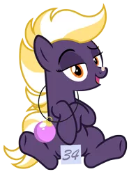 Size: 4441x6000 | Tagged: safe, artist:estories, derpibooru import, oc, oc:wildheart, earth pony, pony, absurd resolution, christmas ornament, female, image, mare, png, solo