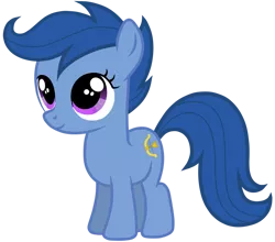 Size: 954x838 | Tagged: safe, artist:xdaylight12, derpibooru import, archer (character), scootablue, earth pony, pony, female, filly, image, png, simple background, smiling, solo, transparent background, vector