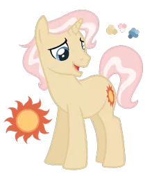 Size: 700x800 | Tagged: safe, artist:magicuniclaws, derpibooru import, oc, pony, image, magical lesbian spawn, male, offspring, parent:sunset shimmer, parent:trixie, parents:suntrix, png, simple background, solo, stallion, transparent background