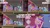 Size: 1280x720 | Tagged: safe, derpibooru import, edit, edited screencap, editor:quoterific, screencap, applejack, flash sentry, pinkie pie, princess cadance, rainbow dash, rarity, twilight sparkle, twilight sparkle (alicorn), alicorn, earth pony, pegasus, pony, unicorn, season 4, three's a crowd, applejack's hat, cowboy hat, crown, eyes closed, female, friendship express, hat, image, jewelry, jpeg, male, mare, open mouth, regalia, royal guard, sisters-in-law, stallion, train, train station