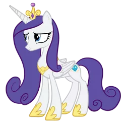 Size: 1600x1600 | Tagged: safe, artist:blah23z, derpibooru import, edit, princess cadance, rarity, pony, unicorn, female, image, mare, palette swap, png, recolor, simple background, solo, transparent background, vector