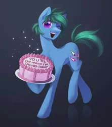 Size: 1739x1967 | Tagged: safe, artist:draw__3, derpibooru import, oc, unofficial characters only, earth pony, pony, cake, food, image, jpeg, solo