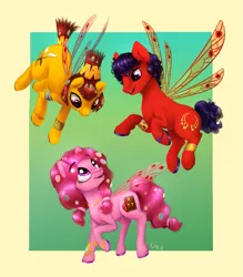 Size: 735x839 | Tagged: safe, artist:dragonae, derpibooru import, ponified, pony, fairy wings, image, mia, mia and me, mo, png, wings, yuko