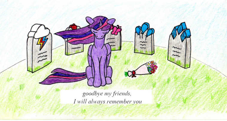 Size: 759x406 | Tagged: safe, artist:superdwarf3000, derpibooru import, twilight sparkle, twilight sparkle (alicorn), alicorn, pony, gravestone, image, png, solo