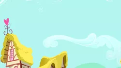 Size: 1280x720 | Tagged: safe, derpibooru import, screencap, slice of life (episode), background, cloud, hill, image, no pony, png, ponyville, scenic ponyville