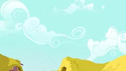 Size: 1280x720 | Tagged: safe, derpibooru import, screencap, slice of life (episode), background, cloud, day, image, no pony, png, ponyville, rooftop, scenic ponyville, sky