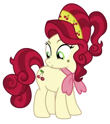 Size: 3231x3645 | Tagged: safe, artist:three uncle, derpibooru import, cherry jubilee, earth pony, pony, party pooped, female, image, mare, neckerchief, png, simple background, solo, transparent background, vector