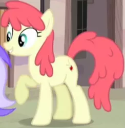 Size: 657x674 | Tagged: safe, derpibooru import, screencap, crimson cream, fashion statement, mare e. belle, earth pony, pony, season 5, the cutie map, background pony, cropped, female, image, mare, png, raised hoof