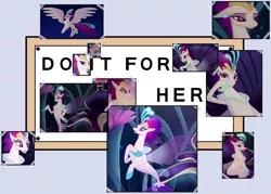 Size: 1400x1000 | Tagged: safe, derpibooru import, queen novo, classical hippogriff, hippogriff, seapony (g4), my little pony: the movie, billboard, collage, do it for her, exploitable meme, image, meme, png, the simpsons