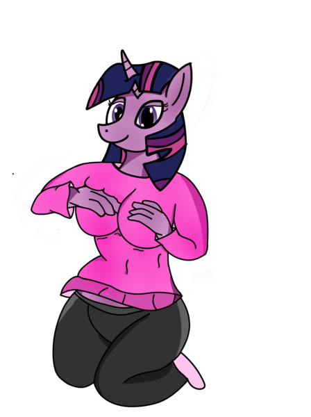 Size: 1936x2592 | Tagged: safe, artist:nutking, derpibooru import, twilight sparkle, anthro, breasts, busty twilight sparkle, clothes, image, png, sweater