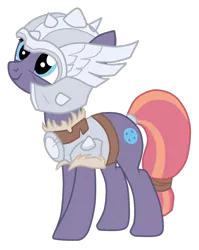 Size: 1048x1318 | Tagged: safe, artist:gmaplay, derpibooru import, sun cross, earth pony, pony, armor, campfire, image, mighty helmet, png, solo