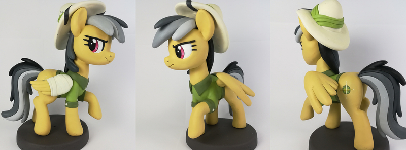 Size: 5184x1920 | Tagged: safe, artist:sparkle257, derpibooru import, daring do, pony, craft, image, irl, jpeg, photo, sculpture, solo