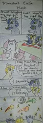 Size: 1480x4204 | Tagged: safe, artist:goldlines005, derpibooru import, oc, unofficial characters only, pony, unicorn, comic, dialogue, female, horn, image, jpeg, mare, picnic blanket, shooting star, traditional art, unicorn oc