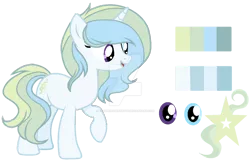 Size: 1280x819 | Tagged: safe, artist:dayspringsentryyt, derpibooru import, oc, oc:moon charm, pony, unicorn, base used, deviantart watermark, female, image, mare, obtrusive watermark, offspring, parent:prince blueblood, parent:trixie, parents:bluetrix, png, reference sheet, simple background, solo, transparent background, watermark