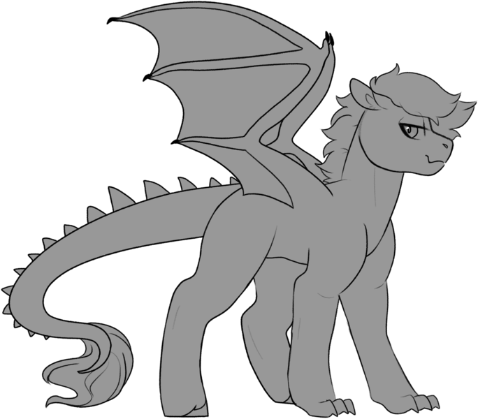 Size: 1872x1641 | Tagged: safe, artist:liefsong, derpibooru import, oc, unofficial characters only, dracony, dragon, hybrid, claws, commission, image, looking at you, patreon, png, simple background, transparent background