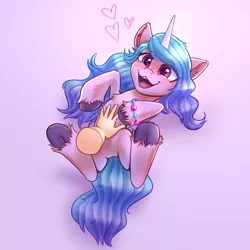 Size: 2126x2126 | Tagged: safe, artist:dandy, derpibooru import, izzy moonbow, human, pony, unicorn, my little pony: a new generation, 4chan, bellyrubs, blushing, bracelet, chest fluff, crying, cute, disembodied hand, drawthread, ear fluff, female, g5, hand, heart, high res, hoof fluff, horn, image, izzybetes, jewelry, laughing, looking at you, mare, open mouth, png, smiling, tears of laughter, underhoof, unshorn fetlocks