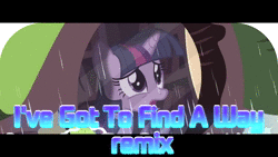 Size: 1280x720 | Tagged: safe, derpibooru import, edit, edited screencap, screencap, twilight sparkle, pony, unicorn, magical mystery cure, animated, i've got to find a way, image, my little pony, remix, song, spoilers for another series, webm