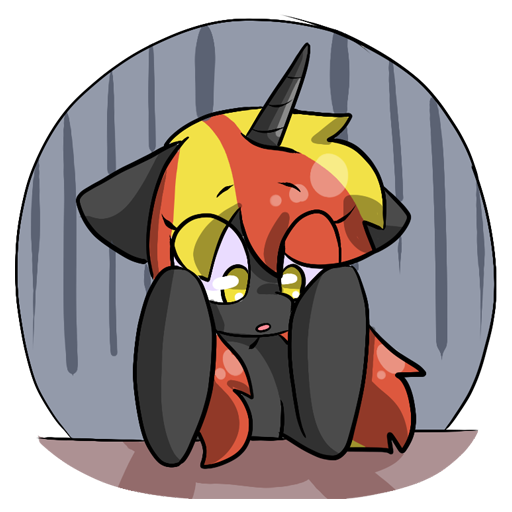 Size: 512x512 | Tagged: safe, artist:alex69vodka, derpibooru import, oc, oc:java, unofficial characters only, pony, unicorn, female, image, looking down, meme, png, simple background, sticker, transparent background