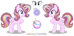 Size: 3192x1544 | Tagged: safe, artist:starshine-sentryyt, derpibooru import, oc, oc:lustrous scintilla, pony, unicorn, female, image, mare, offspring, parent:starlight glimmer, parent:sunburst, parents:starburst, png, simple background, solo, transparent background