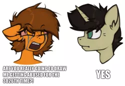 Size: 2019x1394 | Tagged: safe, artist:marsminer, derpibooru import, oc, oc:keith, oc:venus spring, unofficial characters only, pony, unicorn, crying, female, horn, image, male, mare, meme, png, rage, rage face, stallion, tears of rage