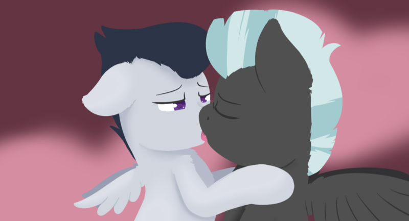 Size: 1600x865 | Tagged: questionable, rumble, thunderlane, pegasus, pony, age difference, brothers, colt, foalcon, gay, heart eyes, image, incest, kissing, male, png, rumblelane, shipping, siblings, stallion, stallion on colt, wingding eyes