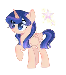 Size: 2392x2712 | Tagged: safe, artist:moonnightshadow-mlp, derpibooru import, oc, alicorn, pony, female, image, mare, offspring, parent:flash sentry, parent:twilight sparkle, parents:flashlight, png, simple background, solo, transparent background