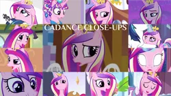 Size: 1280x721 | Tagged: safe, derpibooru import, edit, edited screencap, editor:quoterific, screencap, applejack, pinkie pie, princess cadance, princess flurry heart, rarity, shining armor, alicorn, earth pony, pony, unicorn, a canterlot wedding, a flurry of emotions, equestria girls, equestria girls (movie), games ponies play, once upon a zeppelin, slice of life (episode), the crystal empire, the crystalling, three's a crowd, twilight's kingdom, applejack's hat, close-up, confused, cowboy hat, crown, cute, cutedance, duo, duo female, eyes closed, female, gasp, glowing eyes, glowing horn, hat, horn, image, jewelry, magic, magic aura, male, night, offscreen character, open mouth, png, regalia, surprised, teeth