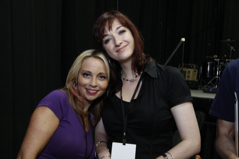 Size: 2048x1365 | Tagged: safe, derpibooru import, human, bronycon, bronycon 2012, 2012, image, irl, irl human, jpeg, lauren faust, photo, tara strong, voice actor