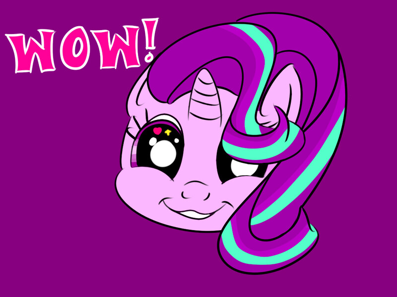 Size: 1024x768 | Tagged: safe, artist:oceanman, derpibooru import, starlight glimmer, image, jpeg, meme, wow! glimmer