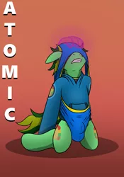 Size: 1400x2000 | Tagged: suggestive, artist:tacomytaco, derpibooru import, part of a set, oc, oc:taco.m.tacoson, unofficial characters only, pegasus, pony, atomic wedgie, briefs, clothes, crotch bulge, hand, hoodie, image, kneeling, magic, magic hands, male, pain, png, solo, solo male, taco demonstrates wedgies, underwear, wedgie