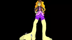 Size: 1192x670 | Tagged: safe, derpibooru import, adagio dazzle, equestria girls, barefoot, feet, image, jpeg, shrinking, wubcake