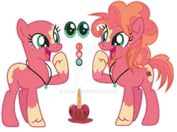 Size: 1280x958 | Tagged: safe, artist:cloefo05, derpibooru import, oc, unofficial characters only, earth pony, pony, base used, female, image, mare, offspring, parent:big macintosh, parent:pinkie pie, parents:pinkiemac, png, reference sheet, simple background, solo, transparent background