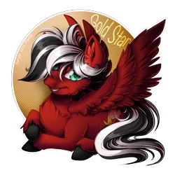 Size: 2224x2224 | Tagged: safe, artist:mychelle, derpibooru import, oc, oc:gold star, unofficial characters only, pegasus, pony, chest fluff, hooves, image, male, png, solo