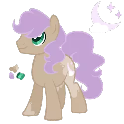 Size: 1000x1000 | Tagged: safe, artist:magicuniclaws, derpibooru import, oc, earth pony, pony, image, magical lesbian spawn, offspring, parent:applejack, parent:princess luna, parents:lunajack, png, simple background, solo, transparent background