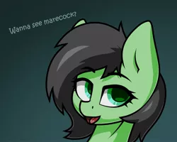 Size: 2000x1600 | Tagged: suggestive, artist:tarantuloo, derpibooru import, oc, oc:anonfilly, earth pony, pony, dialogue, female, filly, image, implied futa, jpeg, looking at you, open mouth, solo