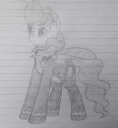 Size: 1280x1383 | Tagged: safe, artist:essentialsingularity, derpibooru import, vapor trail, pegasus, pony, atg 2021, clothes, determined, ear fluff, female, graduation, image, jpeg, newbie artist training grounds, pencil drawing, solo, spread wings, traditional art, uniform, wings, wonderbolts, wonderbolts uniform