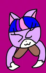 Size: 664x1038 | Tagged: safe, derpibooru import, twilight sparkle, 1000 hours in ms paint, female, foxified, goombafied, image, png, solo, sonicfied, species swap, vixen