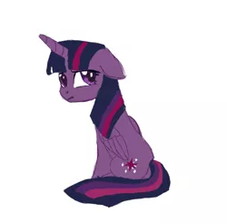 Size: 661x651 | Tagged: safe, artist:qr, derpibooru import, twilight sparkle, twilight sparkle (alicorn), alicorn, pony, unicorn, my little pony: the movie, image, jpeg, solo