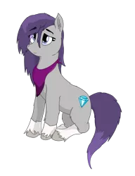 Size: 2616x3400 | Tagged: safe, alternate version, artist:autumnsfurart, derpibooru import, oc, oc:glitter stone, unofficial characters only, earth pony, pony, earth pony oc, female, image, mare, neckerchief, png, simple background, solo, transparent background, unshorn fetlocks