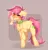 Size: 1512x1580 | Tagged: safe, artist:dead mint, derpibooru import, roseluck, human, pony, behaving like a cat, collar, commission, commissioner:doom9454, cute, disembodied hand, hand, image, pet tag, petting, png, pony pet, rosepet