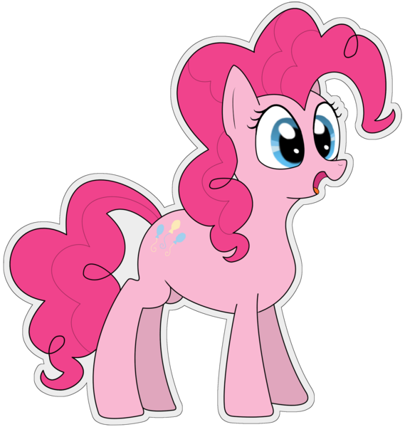 Size: 1280x1349 | Tagged: safe, artist:pony-thunder, derpibooru import, pinkie pie, pony, image, png, simple background, solo, transparent background