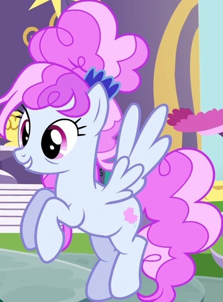 Size: 527x714 | Tagged: safe, derpibooru import, screencap, cotton sky, pegasus, pony, season 9, the last problem, spoiler:s09, cropped, female, flying, image, jpeg, mare, solo